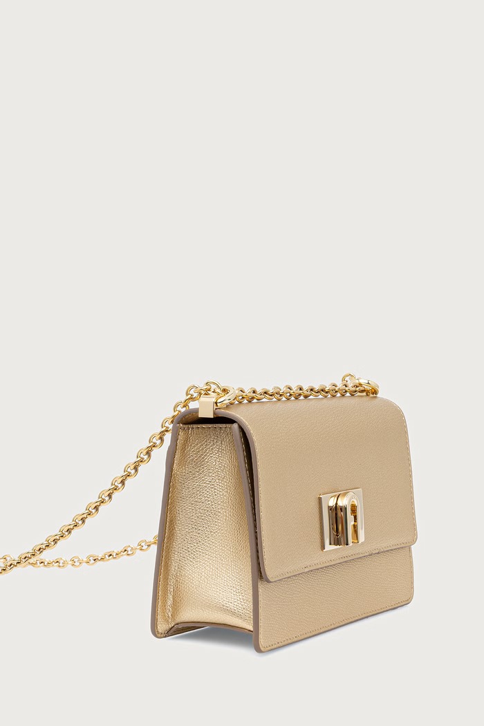 Furla torebka crossbody damska skórzana 1927 Mini Crossbody 20 BAFKACO.AMT000.CGD00 złoty AW26