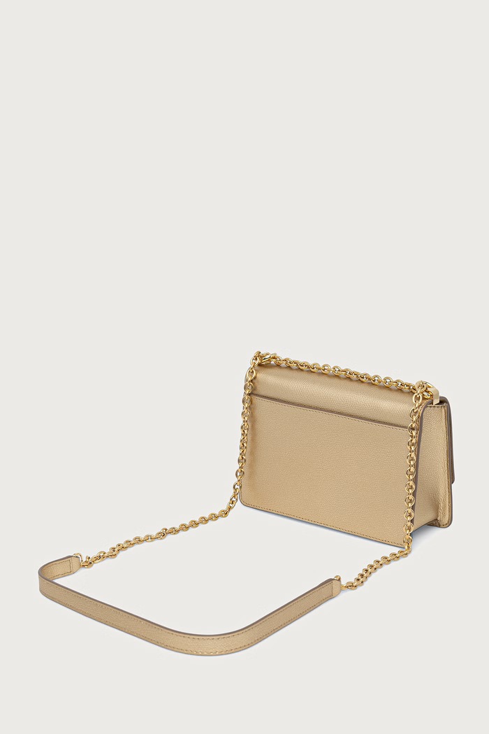 Akcesoria Furla torebka crossbody damska skórzana 1927 Mini Crossbody 20 BAFKACO.AMT000.CGD00 złoty
