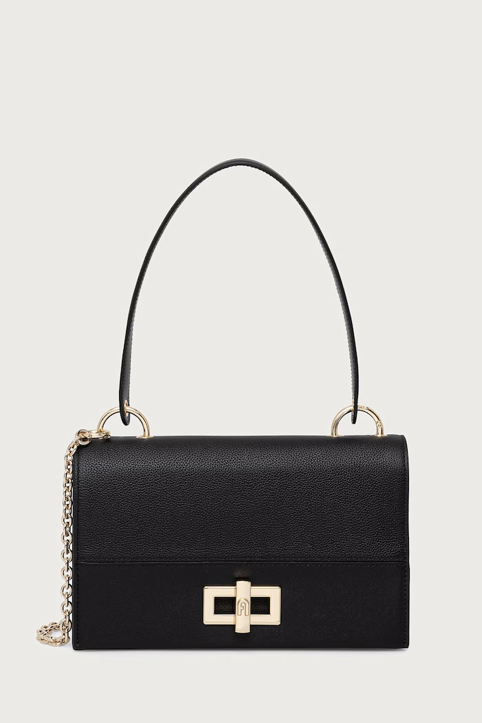 Furla Torebka crossbody damska skórzana Amelia M Crossbody czarny WB02156.BX4573.O6000