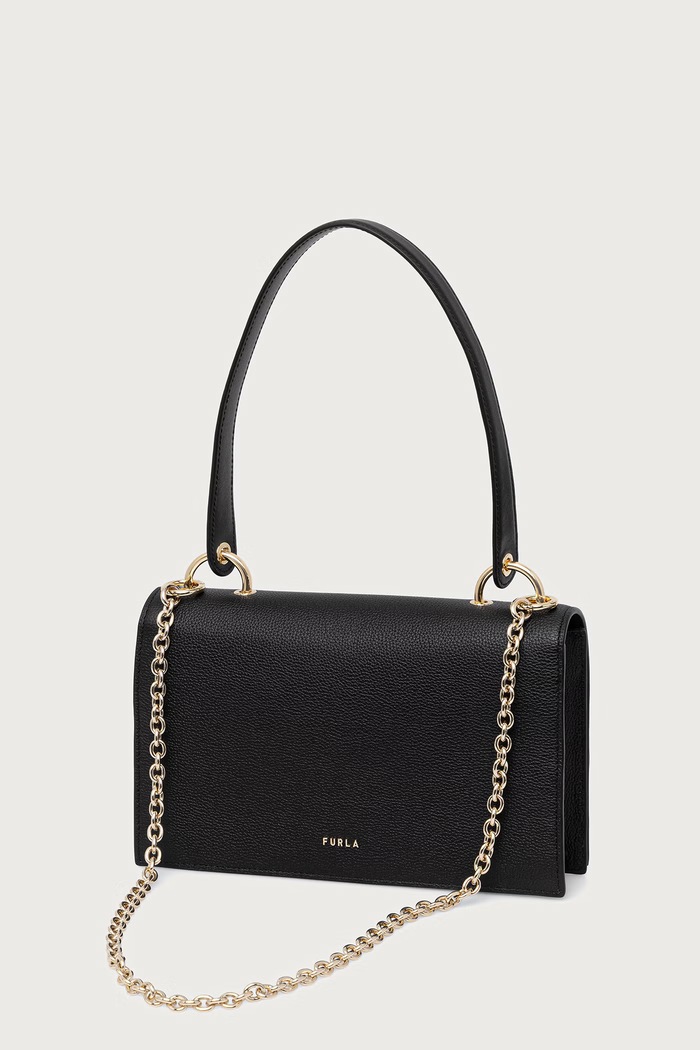 Akcesoria Furla Torebka crossbody damska skórzana Amelia M Crossbody WB02156.BX4573.O6000 czarny