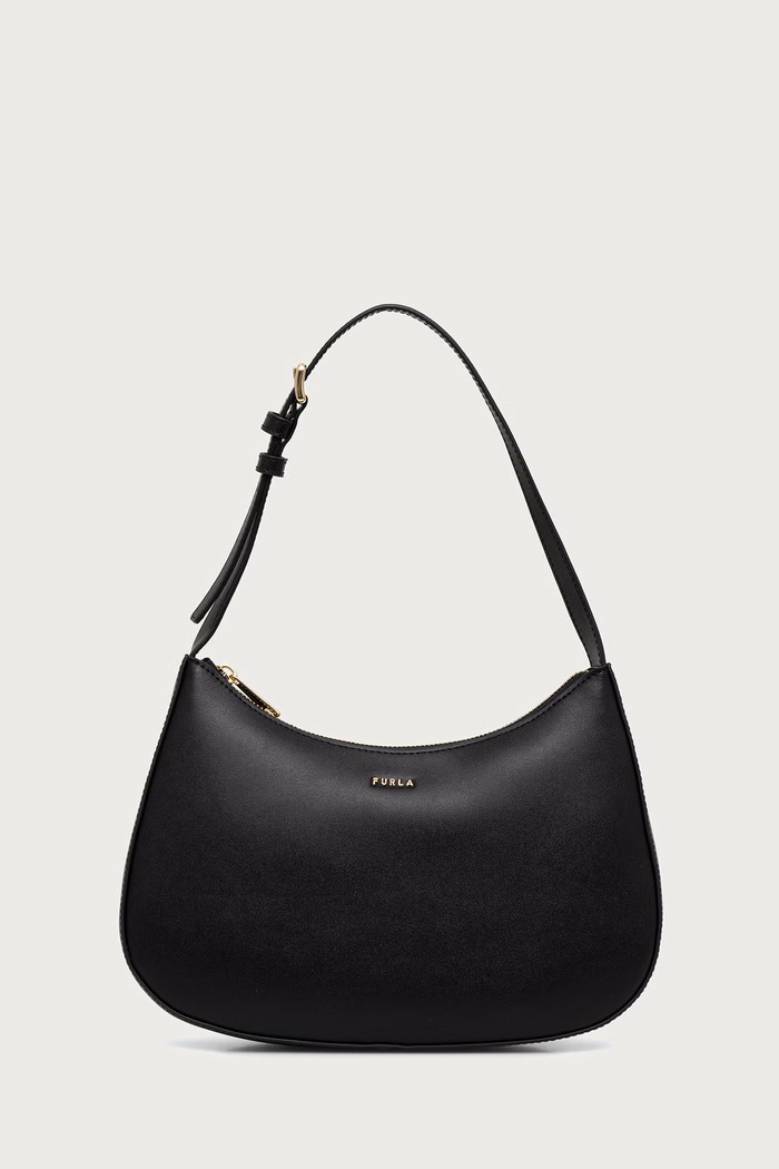Furla Torebka hobo damska skórzana Margot S czarny WB02167.BX3104.O6000
