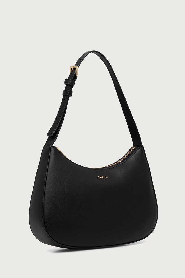 Furla Torebka hobo damska skórzana Margot S WB02167.BX3104.O6000 czarny AW26