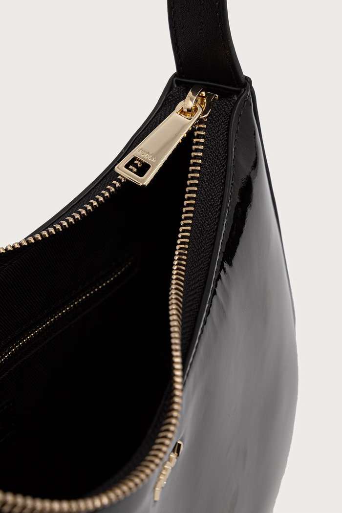 Torebka shopper damska skórzana Margot S Furla czarny WB02167.BX0246.O6000