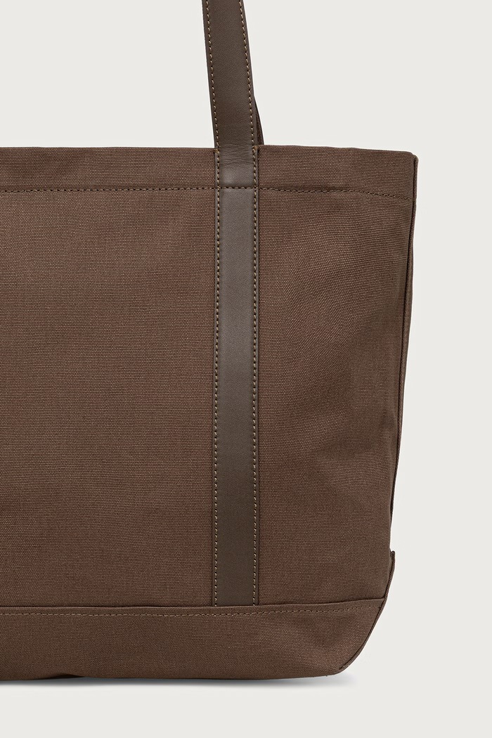 Akcesoria Maison Kitsuné Torebka shopper damska bawełniana MRUBT19WB0026 zielony