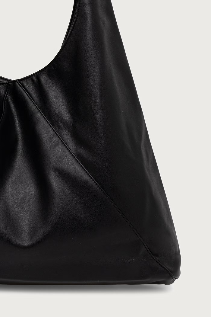 Akcesoria Maison Kitsuné Triangle torebka shopper damska z imitacji skóry MRUBT08OF0075 czarny