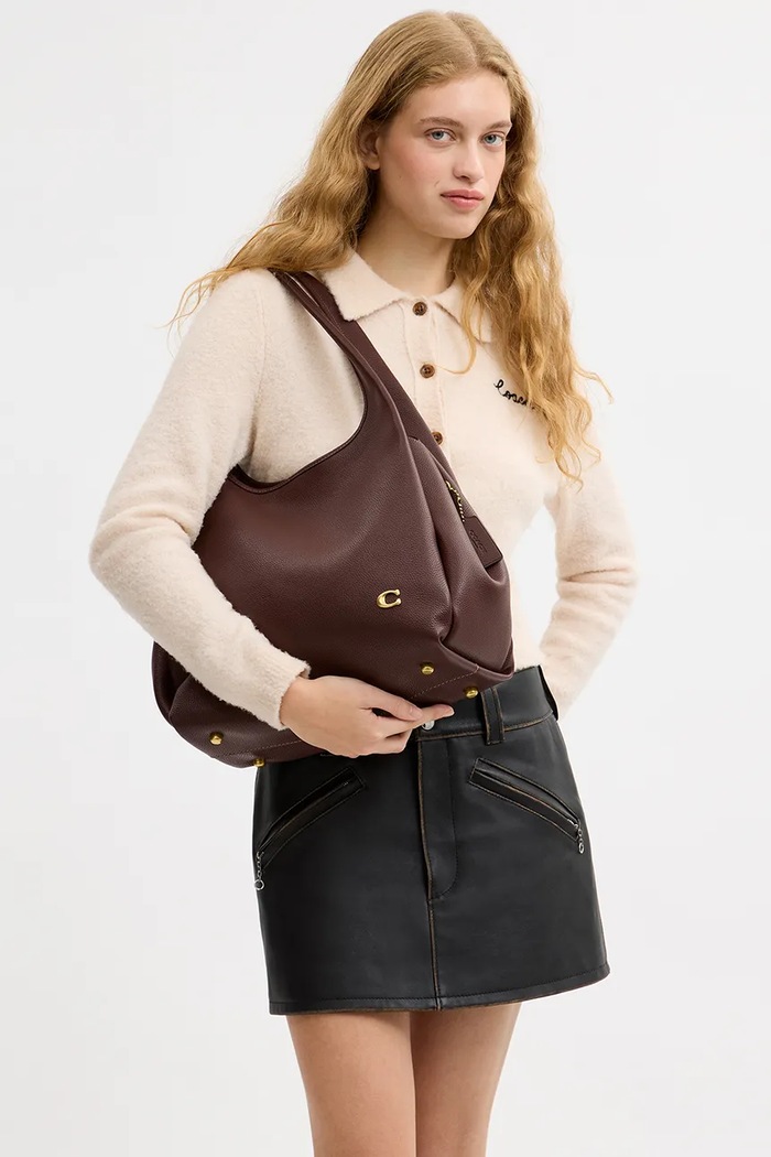 Coach Torebka hobo damska skórzana Lana CEN39