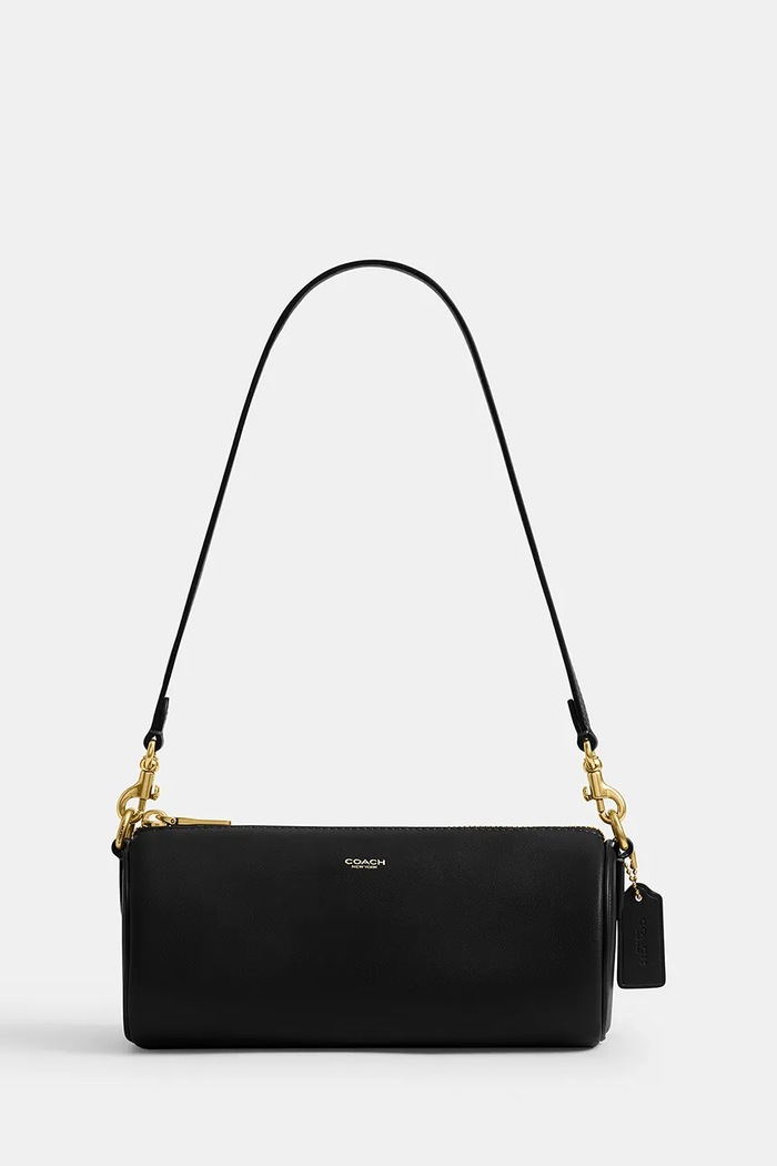 Coach Torebka crossbody damska skórzana Barrel czarny CDY80