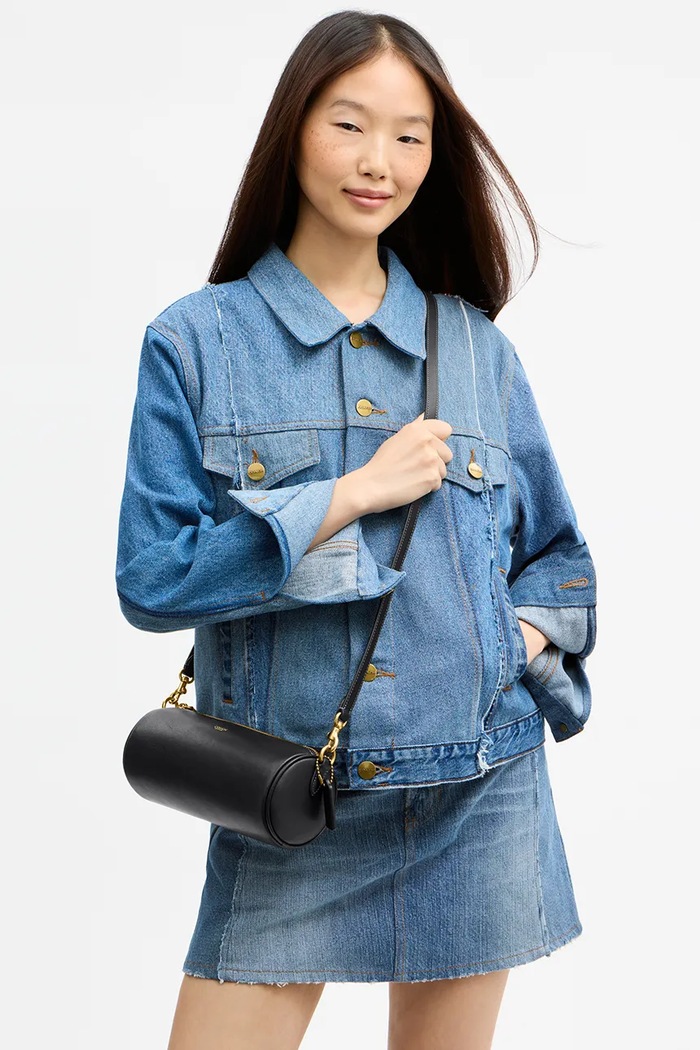 Coach Torebka crossbody damska skórzana Barrel CDY80