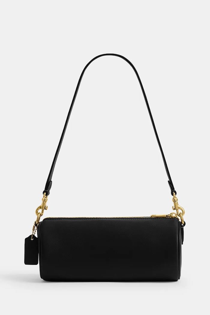 Coach Torebka crossbody damska skórzana Barrel CDY80 czarny AW26