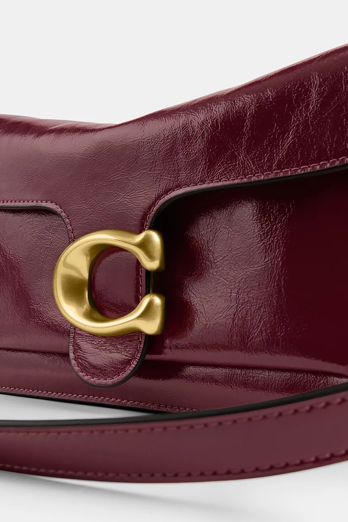 Coach Torebka crossbody damska skórzana Glazed Leather Soft Grain Tabby 26 CFQ88