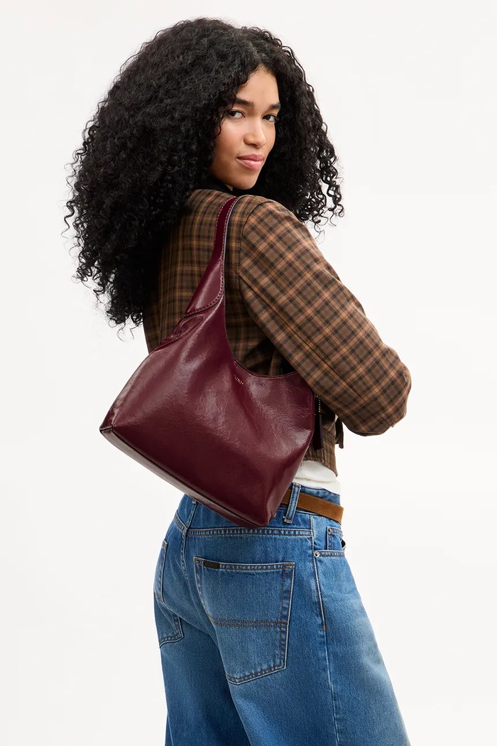 Coach Torebka hobo damska skórzana Glazed Leather Brooklyn 28 CFR13