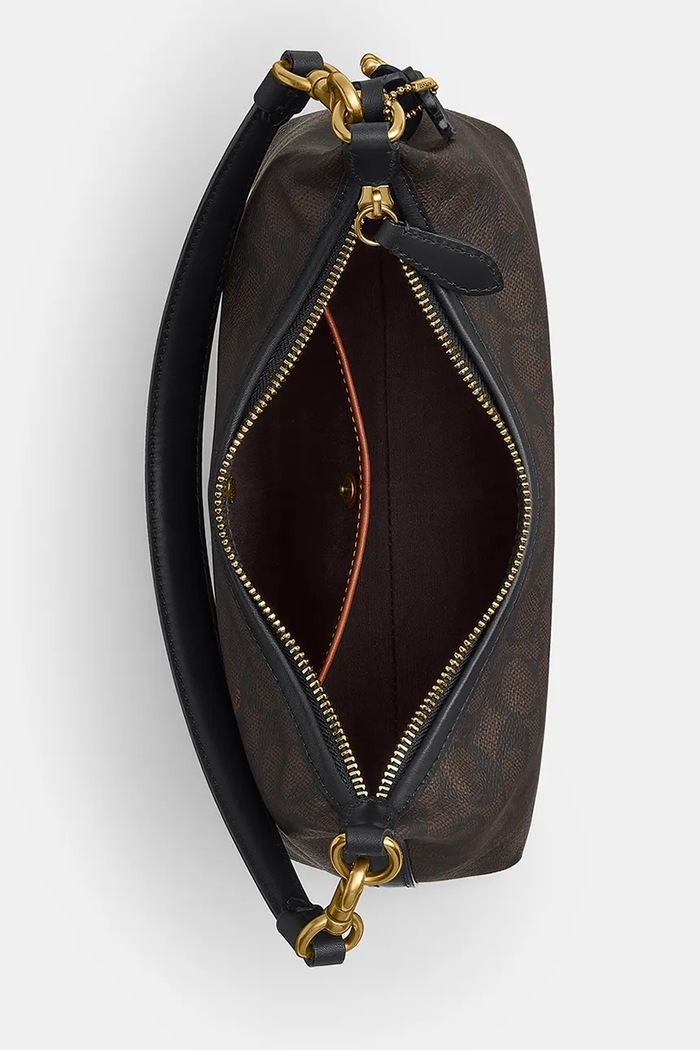 Torebka damska skórzana Juliet Shoulder Bag 25 Coach czarny CFQ68