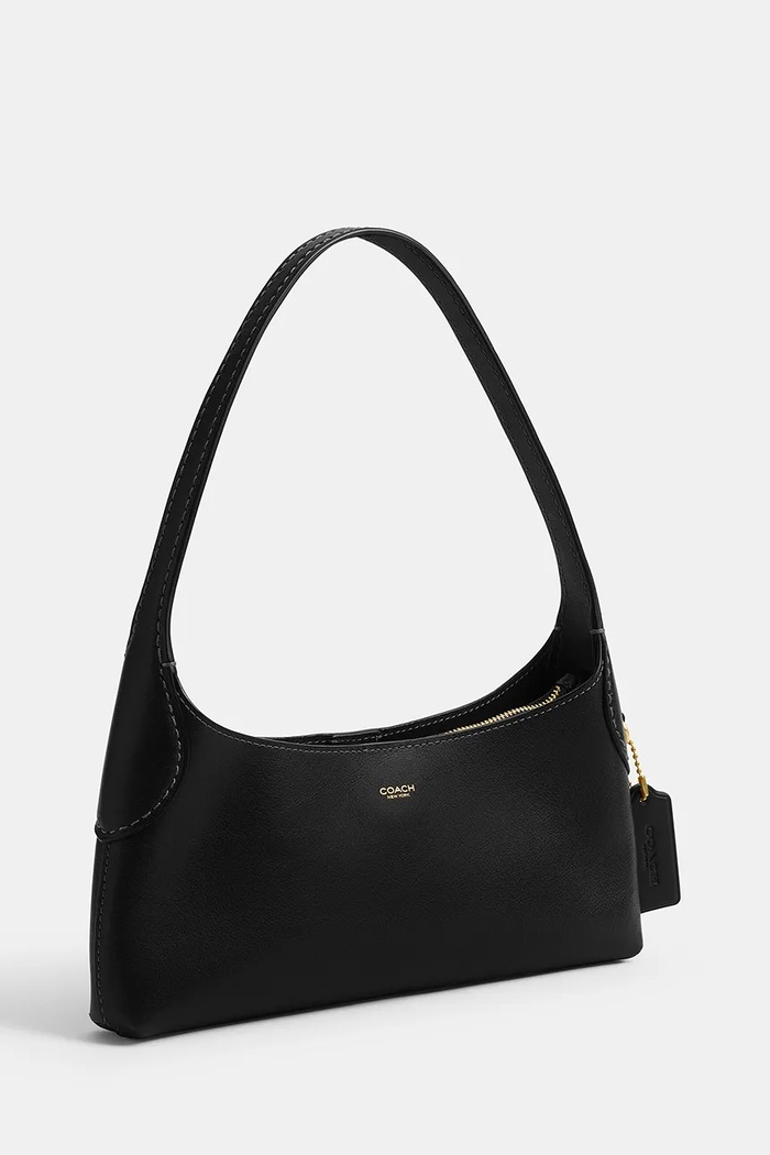 Akcesoria Coach Torebka bagietka damska skórzana Brooklyn Shoulder Bag 26 CFT34 czarny