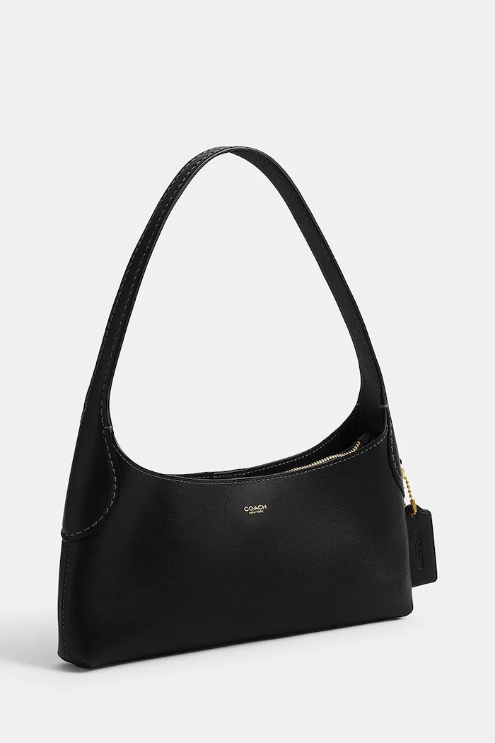 Akcesoria Coach Torebka bagietka damska skórzana Brooklyn Shoulder Bag 26 CFT34 czarny