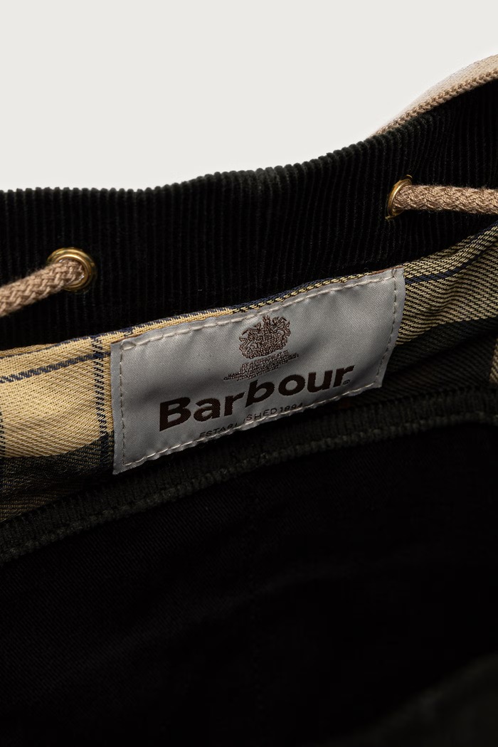 Torebka crossbody damska bawełniana Barbour LBA0557 zielony