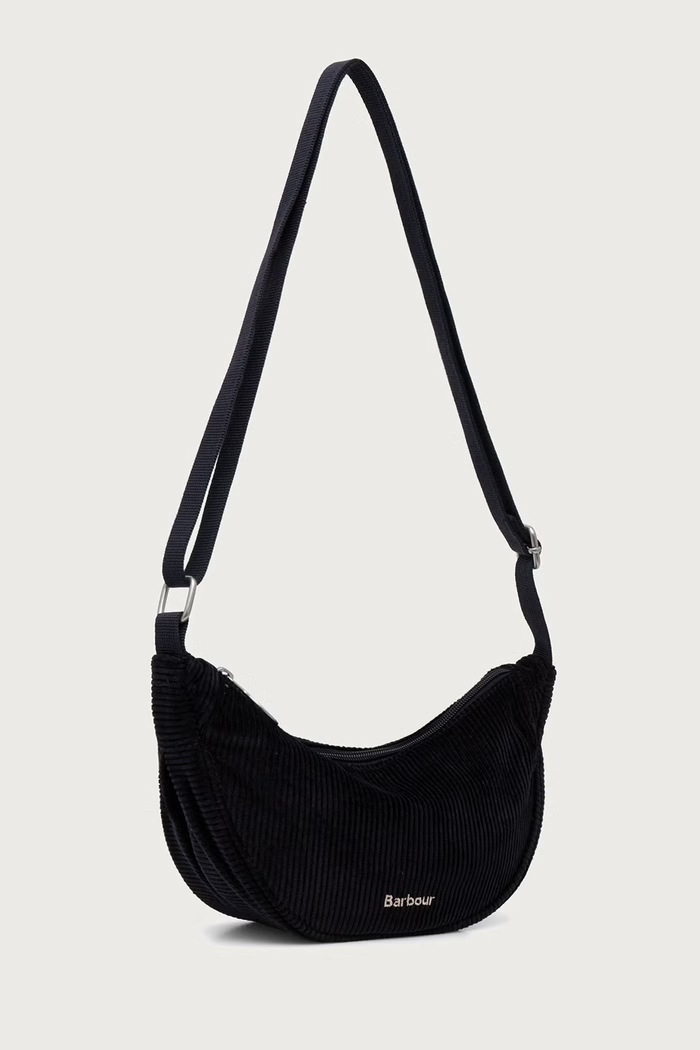 Barbour Torebka crossbody damska sztruksowa LBA0556 granatowy AW26