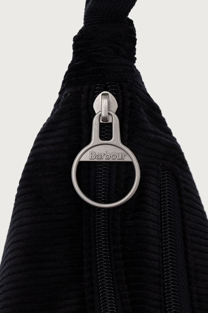 Torebka crossbody damska sztruksowa Barbour LBA0556 granatowy