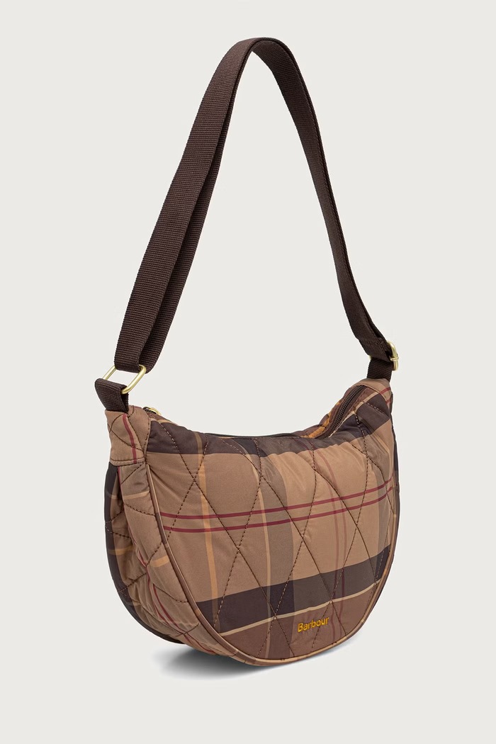 Barbour Torebka crossbody damska LBA0555 brązowy AW26