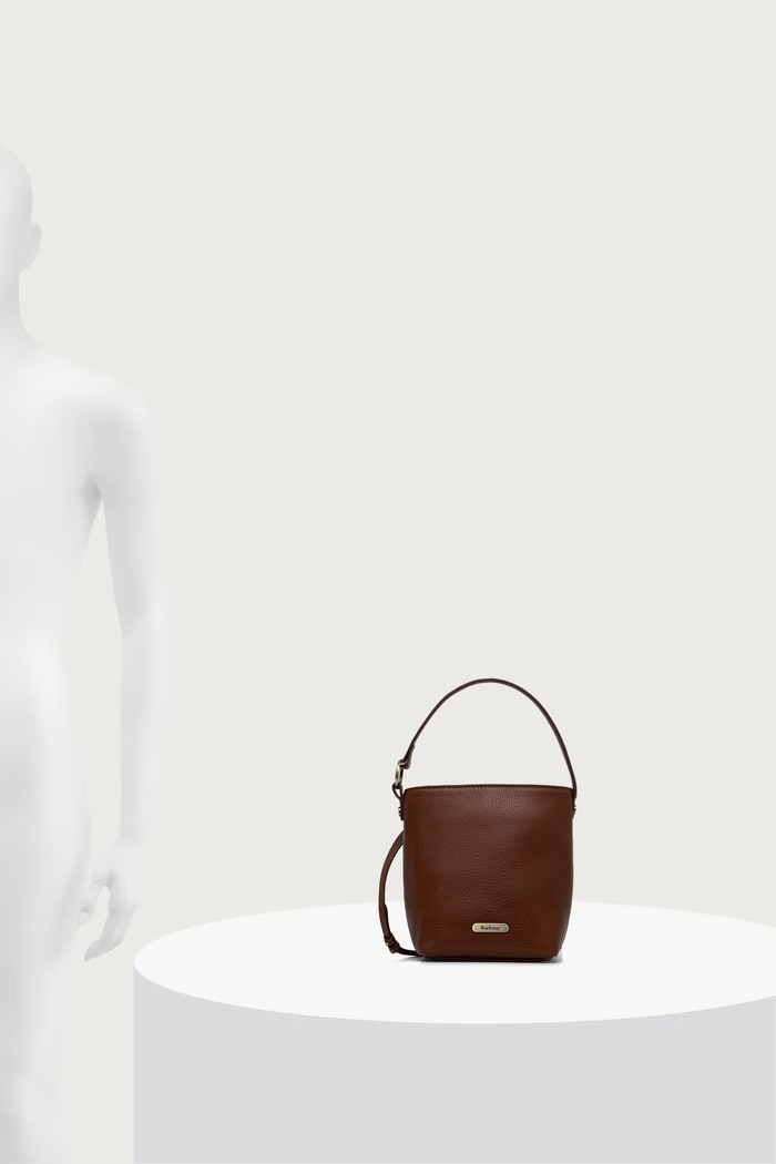 Torebka crossbody damska skórzana Barbour brązowy LBA0549