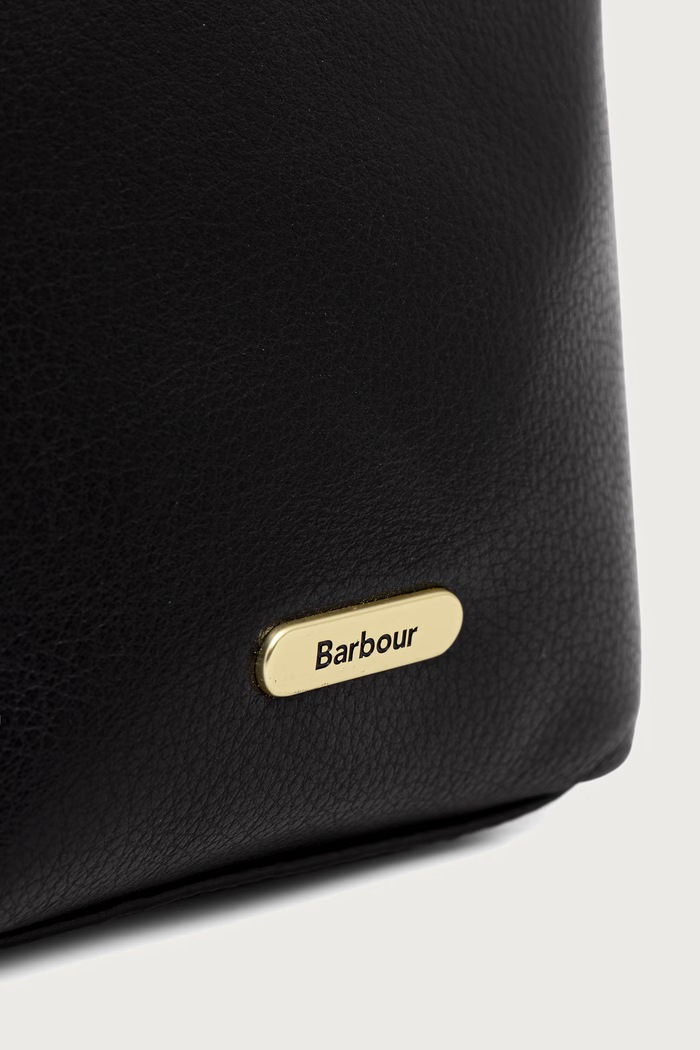 Akcesoria Barbour Torebka crossbody damska skórzana LBA0549 czarny