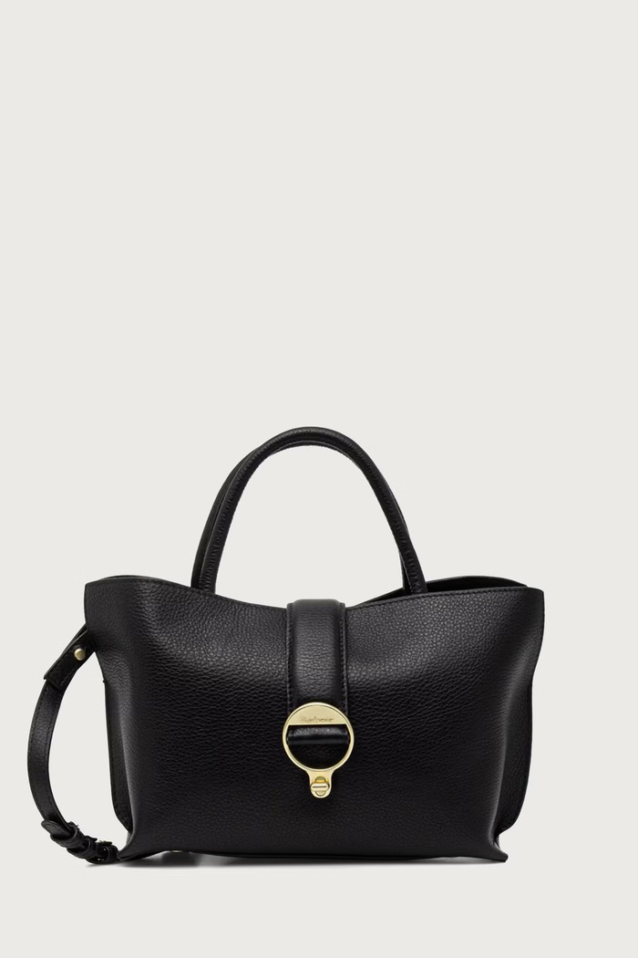 Barbour Torebka crossbody damska skórzana czarny LBA0547