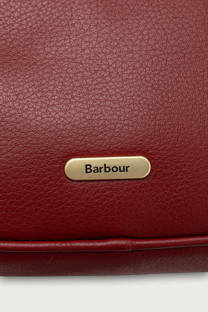 Torebka crossbody damska skórzana Barbour LBA0546 bordowy