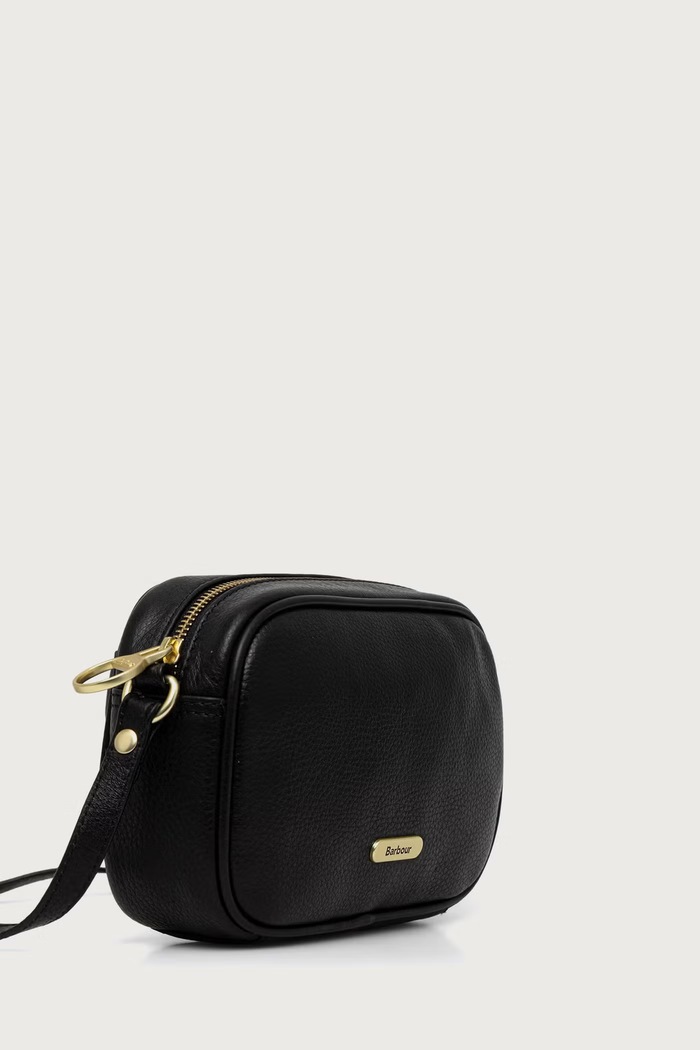 Barbour Torebka crossbody damska skórzana LBA0546 czarny AW26
