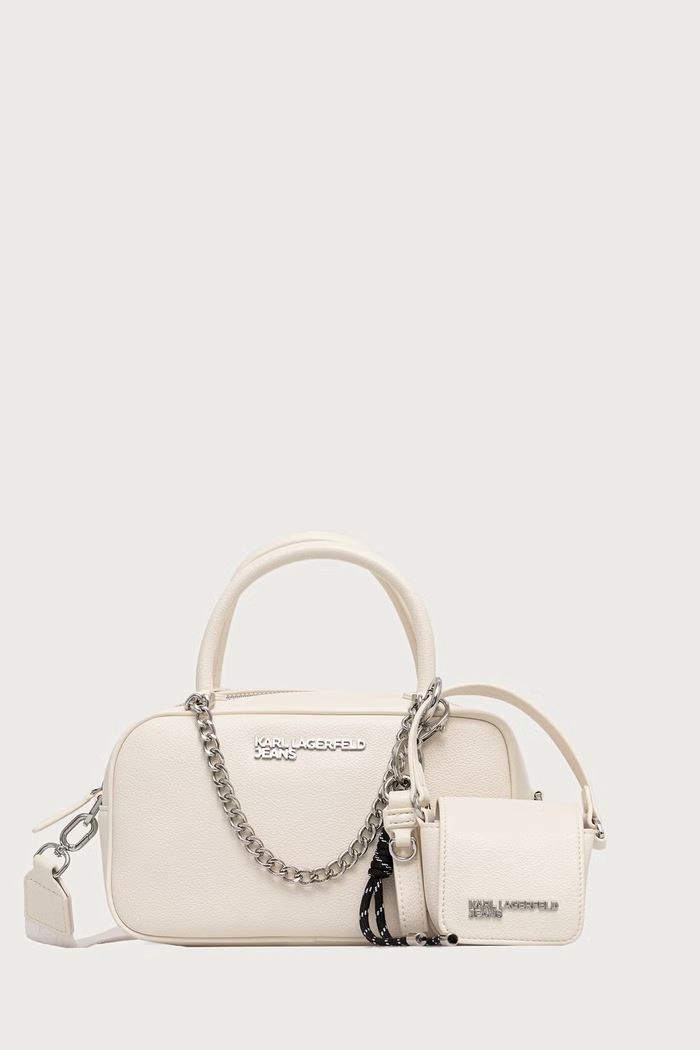Karl Lagerfeld Jeans Torebka crossbody damska beżowy B4W30366