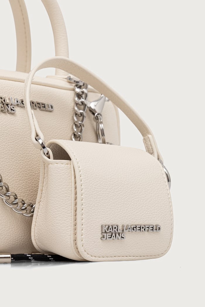 Torebka crossbody damska Karl Lagerfeld Jeans beżowy B4W30366