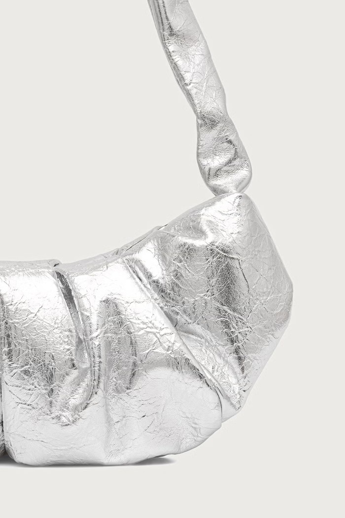 Аксесоари Karl Lagerfeld Jeans чанта тип хобо дамска B4W30268 сребърен