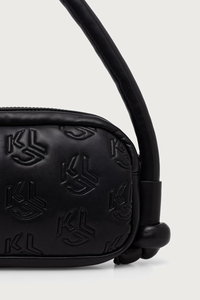 Accesorii Karl Lagerfeld Jeans Geantă baguette pentru femei cu imitație de piele B4W30186 negru