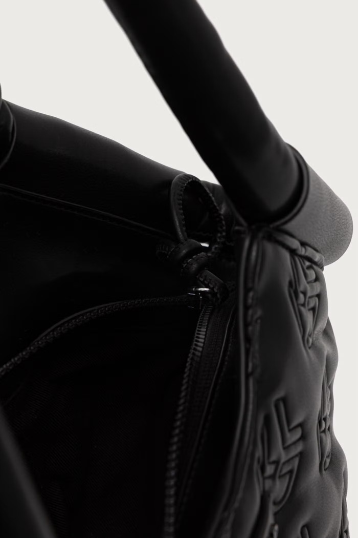 Kabelka hobo dámska z imitácie kože Karl Lagerfeld Jeans čierna B4W30185