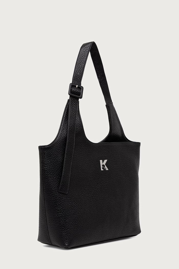 Karl Lagerfeld Jeans Shopper γυναικεία από απομίμηση δέρματος B4W30175 μαύρο AW26