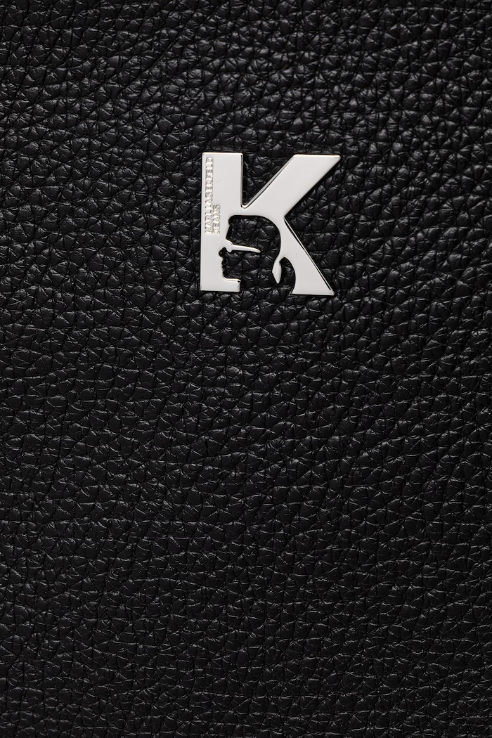 Shopper γυναικεία από απομίμηση δέρματος Karl Lagerfeld Jeans B4W30175 μαύρο