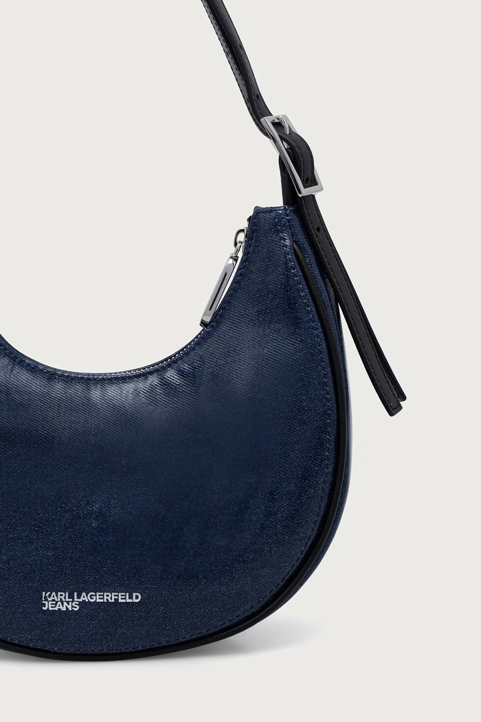 Akcesoria Karl Lagerfeld Jeans Torebka hobo damska B4W30170 niebieski