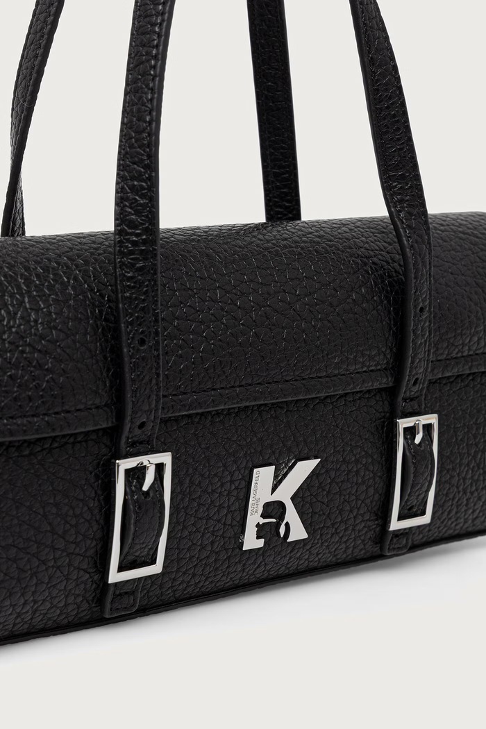 Karl Lagerfeld Jeans Baguette γυναικεία από απομίμηση δέρματος B4W30169 μαύρο AW26