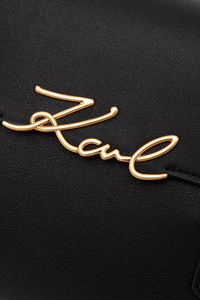Dodaci Karl Lagerfeld Torba za žene od kože K/SIGNATURE B4W30012 crna