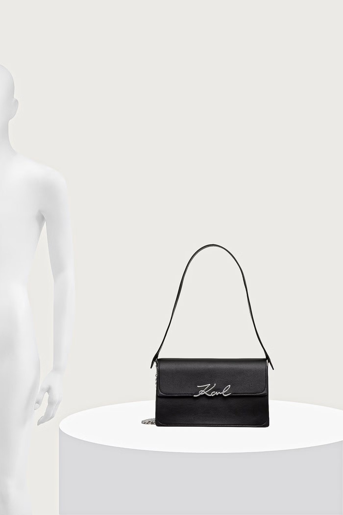 Karl Lagerfeld Crossbody torba za žene od kože K/SIGNATURE B4W30064