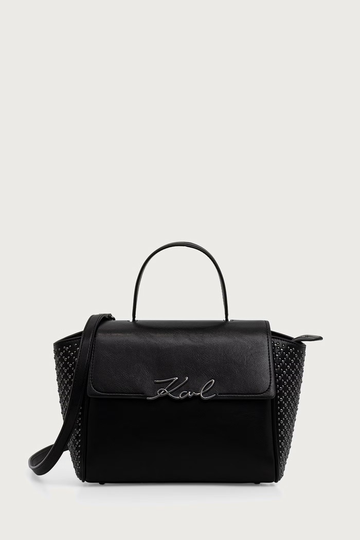 Karl Lagerfeld Listová kabelka dámska K/SIGNATURE čierna B4W30067
