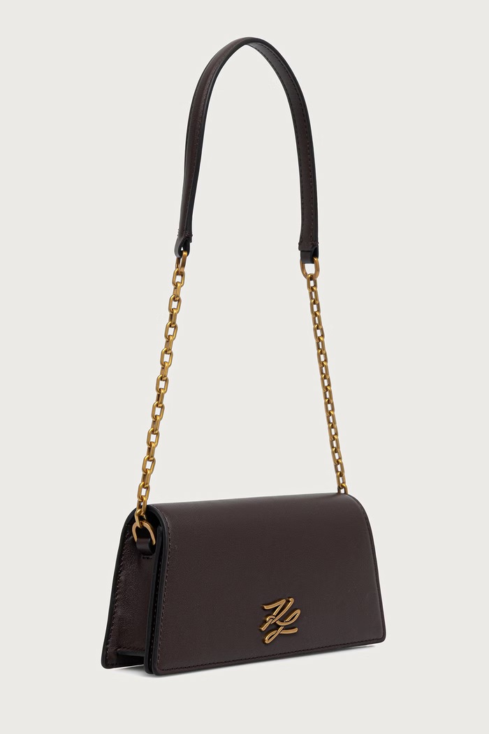 Karl Lagerfeld Torba za žene od imitacije kože B4W30280 smeđa AW26