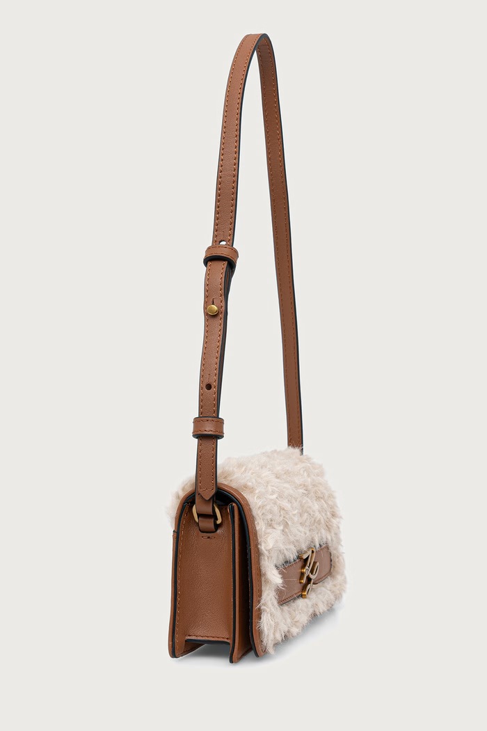 Karl Lagerfeld Μικρή τσάντα γυναικεία B4W30282 μπεζ AW26