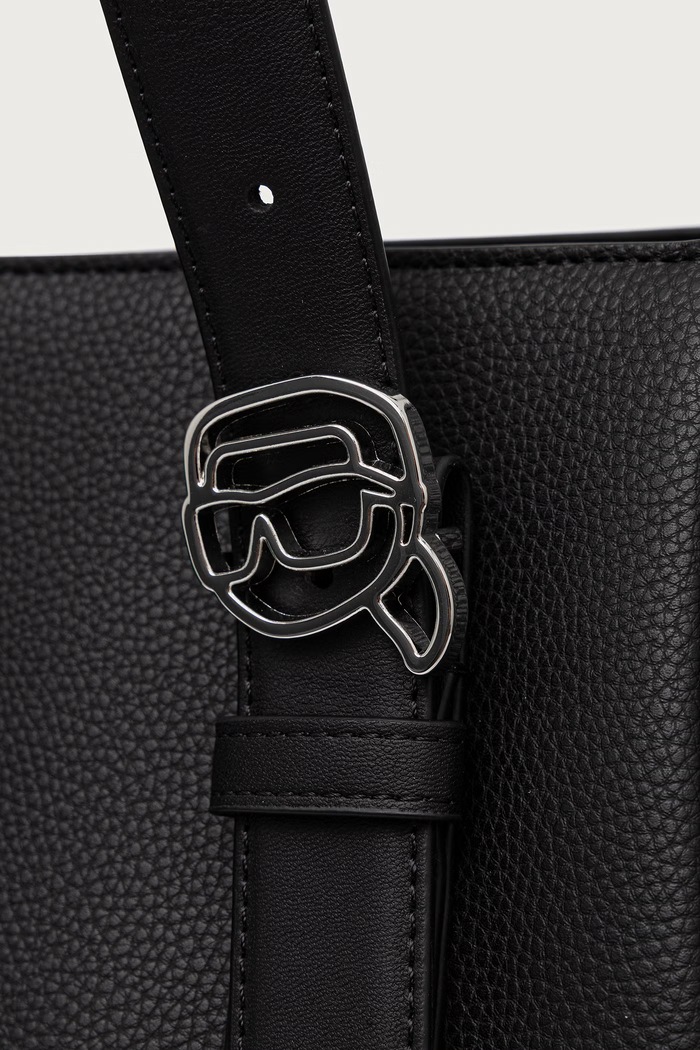 Karl Lagerfeld shopper torba za žene od imitacije kože B4W30081 crna