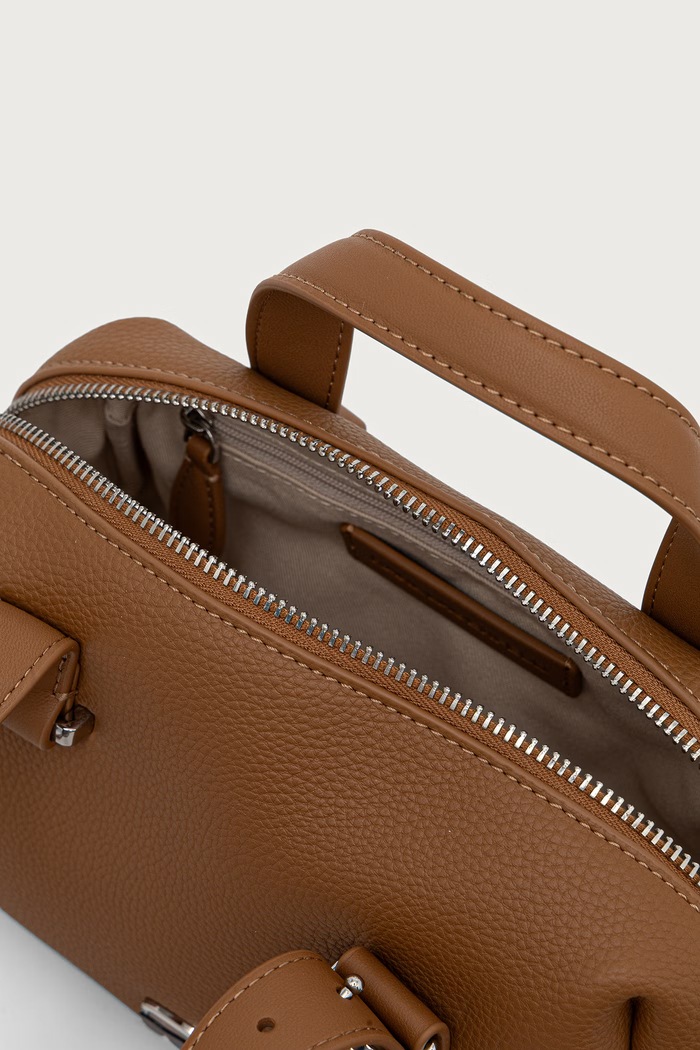 Karl Lagerfeld torebka crossbody damska z imitacji skóry B4W30082 brązowy