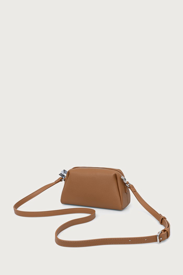 Аксесоари Karl Lagerfeld Чанта crossbody дамска от имитация на кожа B4W30083 кафяв