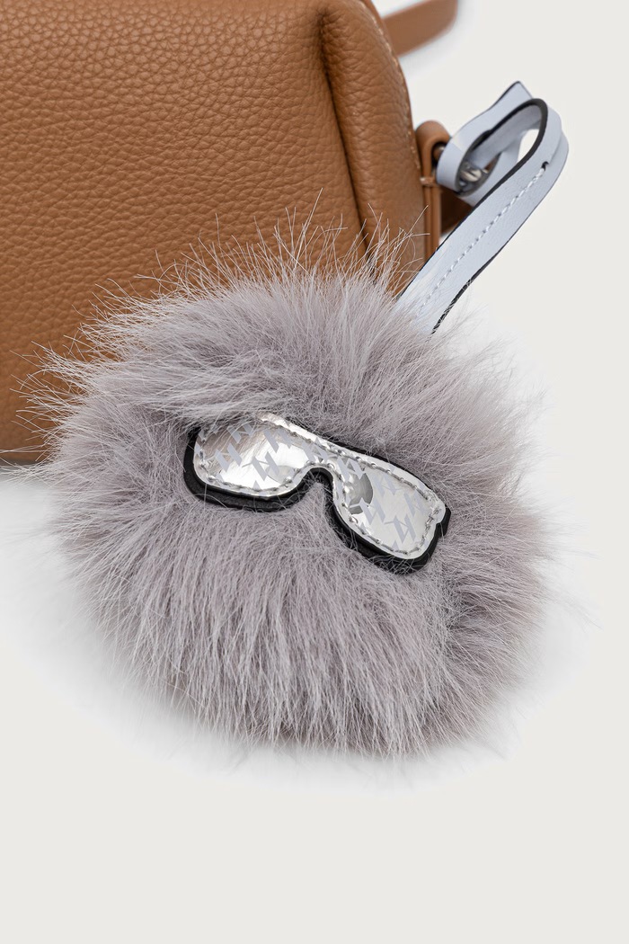 Чанта crossbody дамска от имитация на кожа Karl Lagerfeld B4W30083 кафяв
