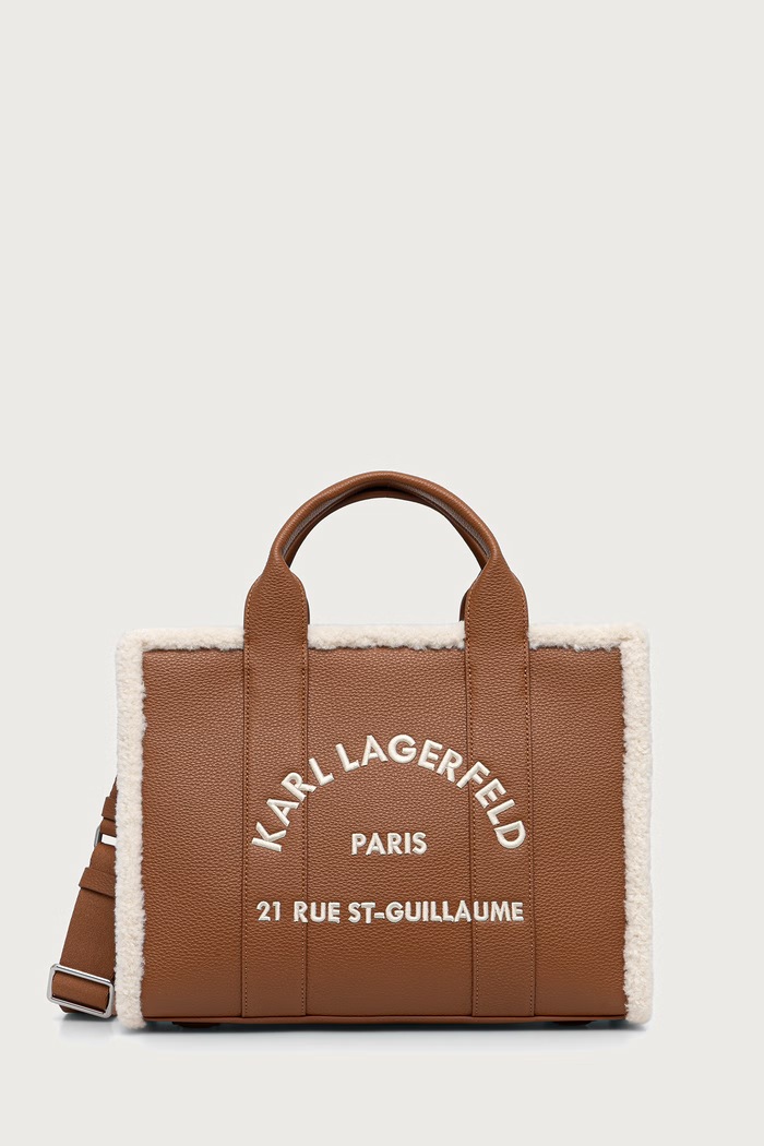 Karl Lagerfeld Crossbody torba za žene K/RSG smeđa B4W30087