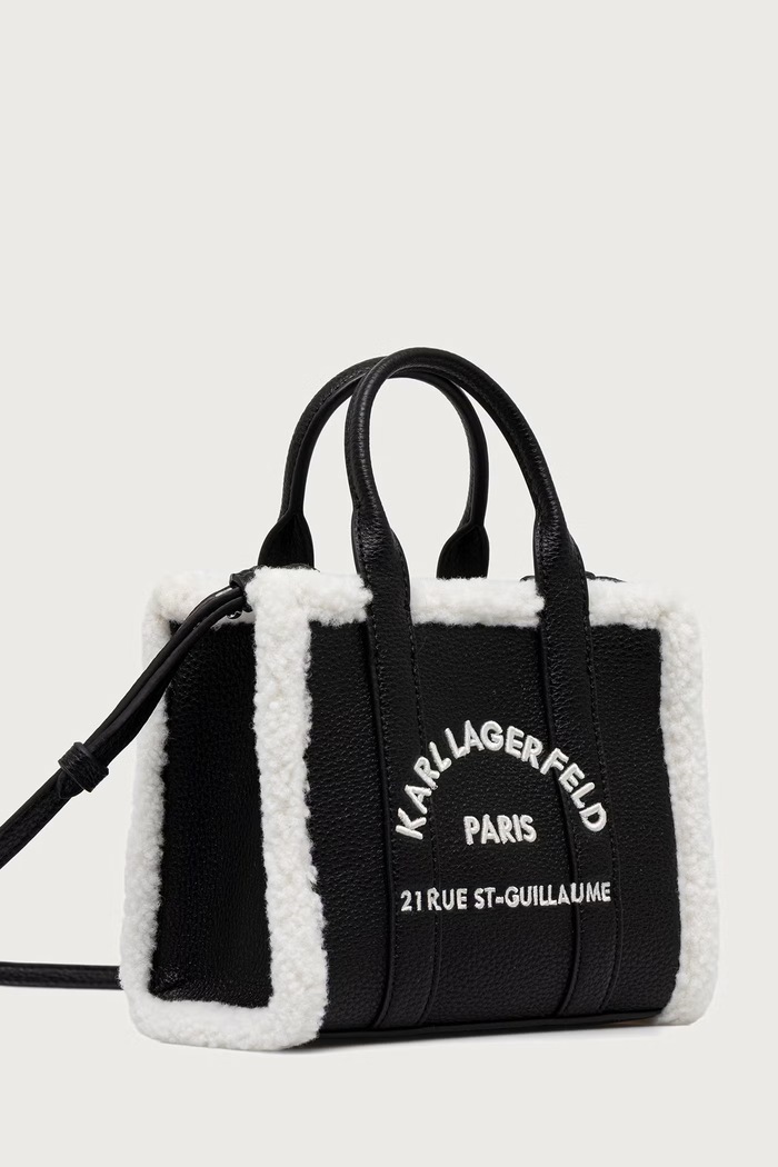 Karl Lagerfeld Χιαστί γυναικεία από απομίμηση δέρματος B4W30089 μαύρο AW26
