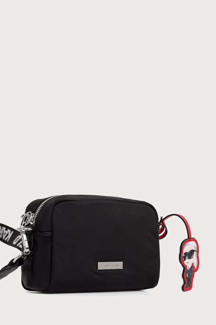 Karl Lagerfeld Crossbody torba za žene B4W30109 crna AW26