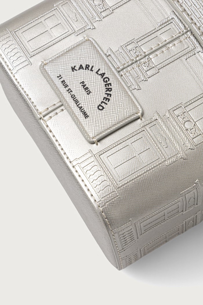 Torebka crossbody damska K/RSG Karl Lagerfeld B4W30113 srebrny