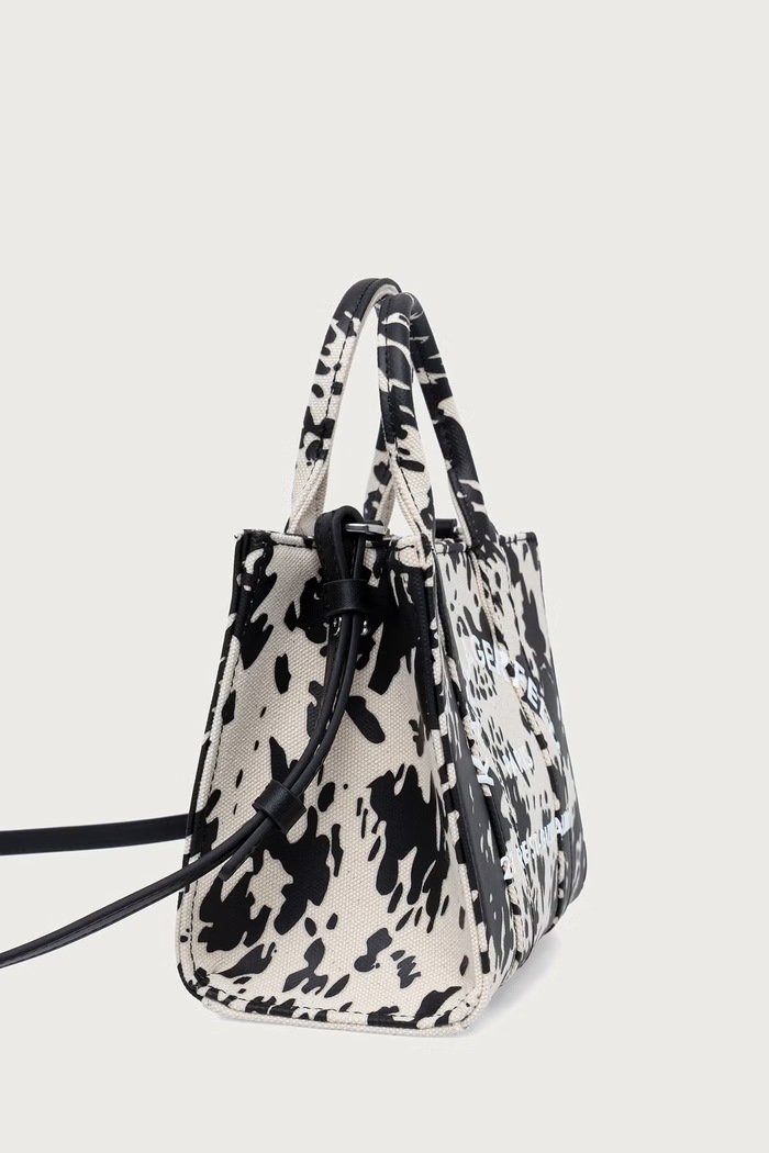 Karl Lagerfeld Чанта tote дамска от памук B4W50023 черен AW26